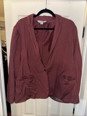 Old Navy Women's Maroon Blazer Jacket